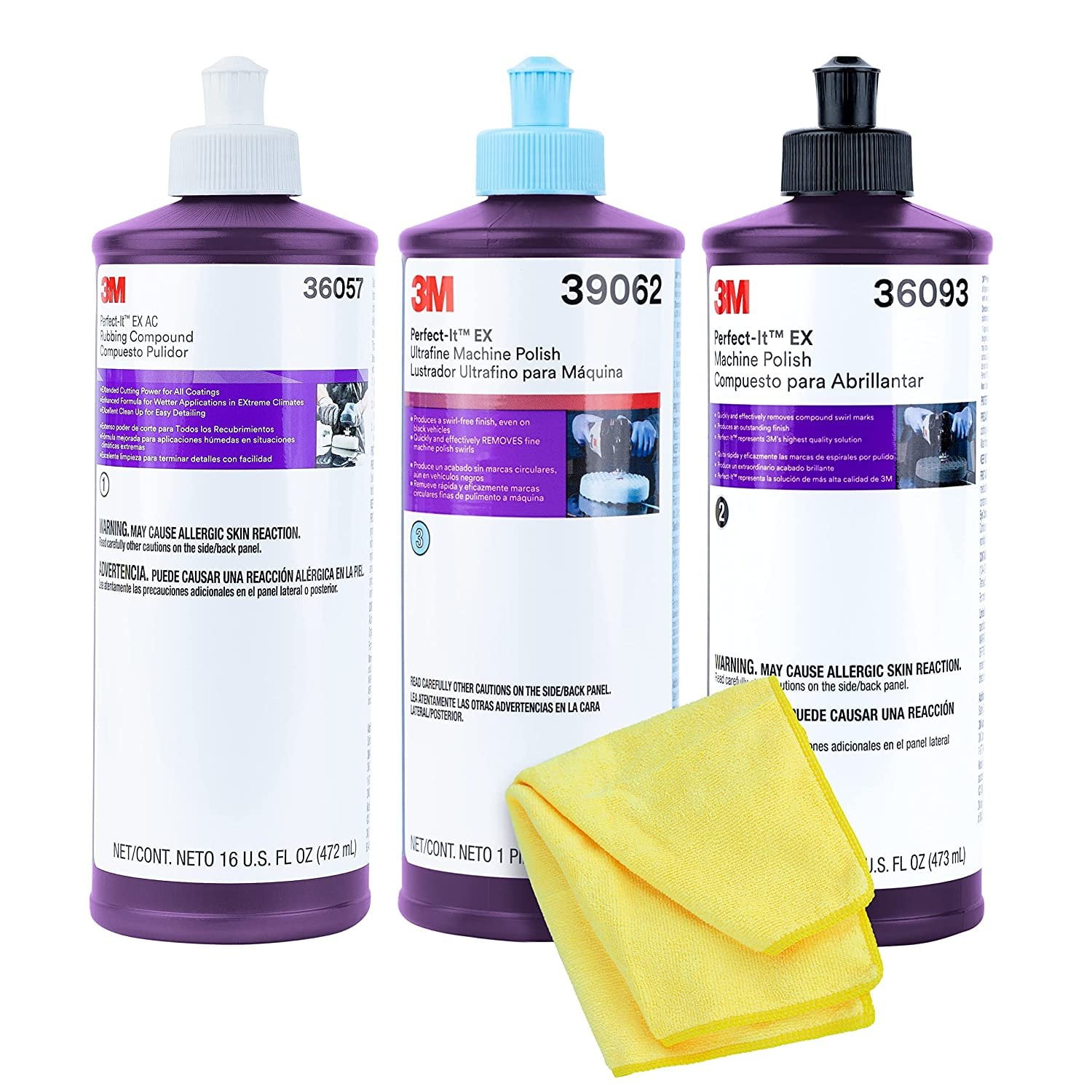 Command Scratch Remover Automotive Polishes, 16 oz, 3 Count