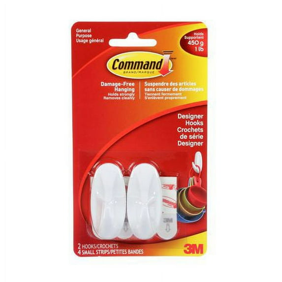 Command⢠Small Designer Hooks