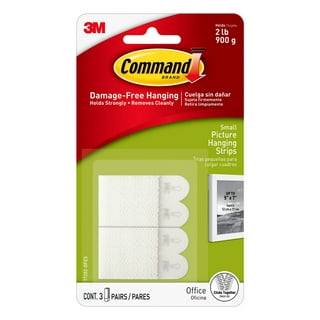 Command Large Picture Hanging Strips, Heavy Duty, Black, Holds up