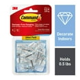 thumbnail image 1 of Command Small Wire Toggle Hooks, Clear, Damage Free Decorating, 9 Hooks, 1 of 12