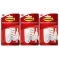 thumbnail image 1 of Command Spring Clips Adhesive Damage Free Hang White 1 Hook 2 Strips, 3-Pack, 1 of 12