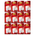 thumbnail image 1 of Command Spring Clips Damage Free Adhesive 1 Hook 2 Strips White, 12-Pack, 1 of 12