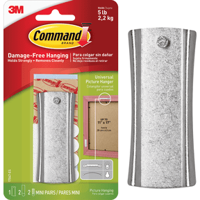 Command Sticky Nail Sawtooth Picture Hanger - Single Pack Heavy-Duty Construction, Professional Use