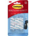 Command Strips 17006CLR Clear Mini Command Hooks 6 Count