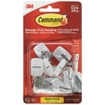 thumbnail image 1 of 3M Command Small Wire Hooks - Adhesive Wall Hooks, Easy Installation - 9 Count, White, 1 of 2