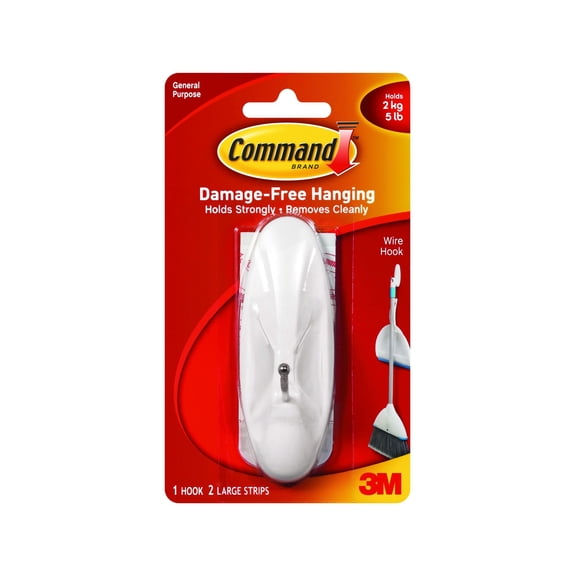 Command Strips 17069 Large Command Wire Hook