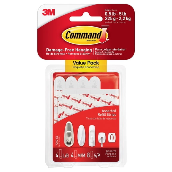 Command Strips 17200CL Command Adhesive Strips