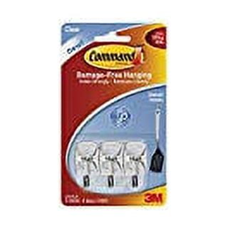 Command Strips Small Clear Wire Hooks (Pack of 12)