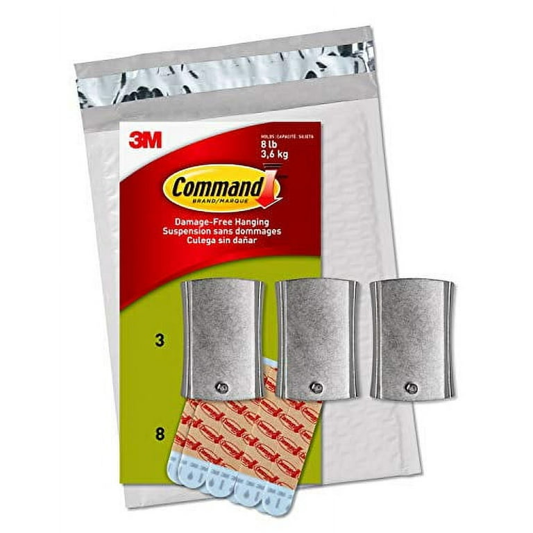 MiyaEpock COMMAND X•8Standard Command Universal Frame Hanger, Holds 8 lbs, White, Decorate