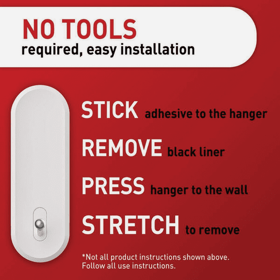 Command Wire Adhesive Hook - Pack of 12 Indoor & Outdoor Use, NEC-Compliant