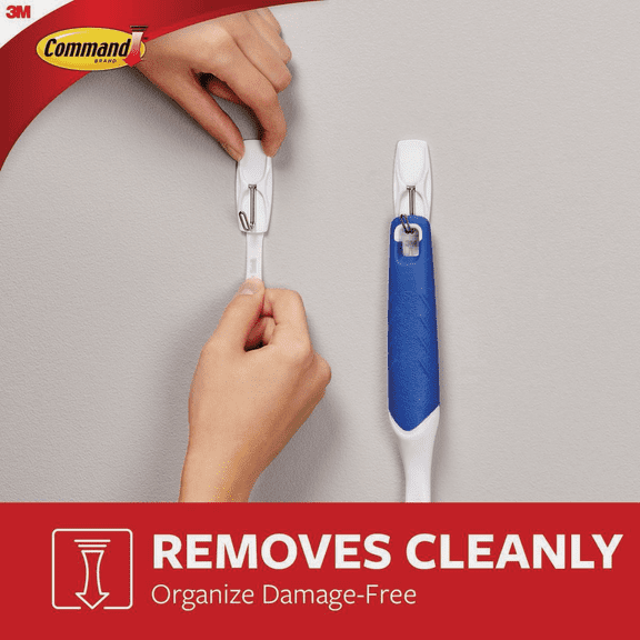 Command Wire Adhesive Hook - Single Pack Indoor & Outdoor Use, NEC-Compliant