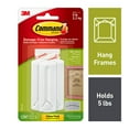 thumbnail interactive-video image 1 of Command Wire-Backed Picture Hanger, Holds 5 lbs, 3 Hangers, 6 Pairs Adhesive Strips, 1 of 10