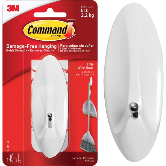 Command Strips 17069 Large Command Wire Hook