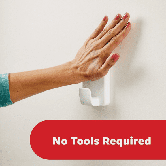 Command X-Large Adhesive Hook - Pack of 12 Residential Use, Standard Application
