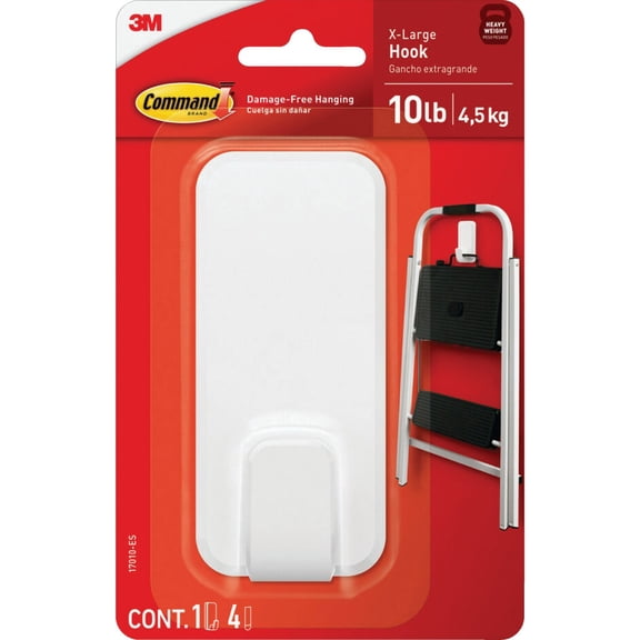 Command X-Large Adhesive Hook - Pack of 2