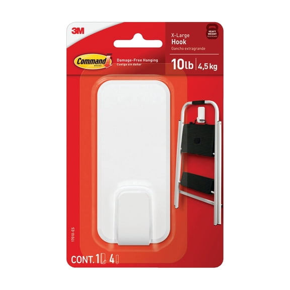 Command X-Large Adhesive Hook - Pack of 2