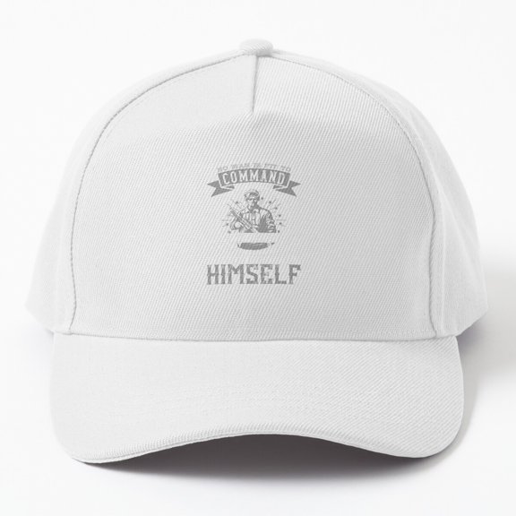 Command Yourself First Baseball Hat, Leadership Discipline Statement Graphic Design, Classic Cap