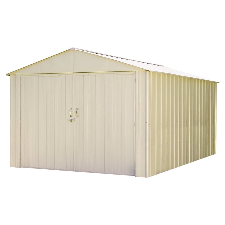 Commander 10 x 15 ft. Steel Storage Building Eggshell - Walmart.com