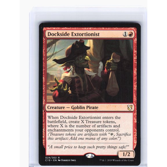 Commander 2019 Dockside Extortionist Nonfoil Rare [Lightly Played] #24