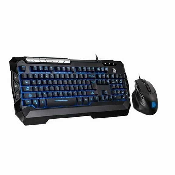 Commander Combo V2 Keyboard & Mouse Set, Black
