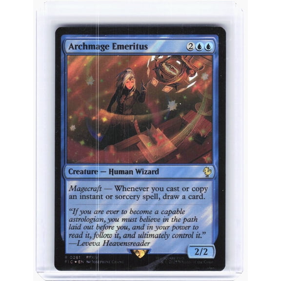 Commander: FINAL FANTASY Archmage Emeritus (Surge Foil) Foil Rare #261