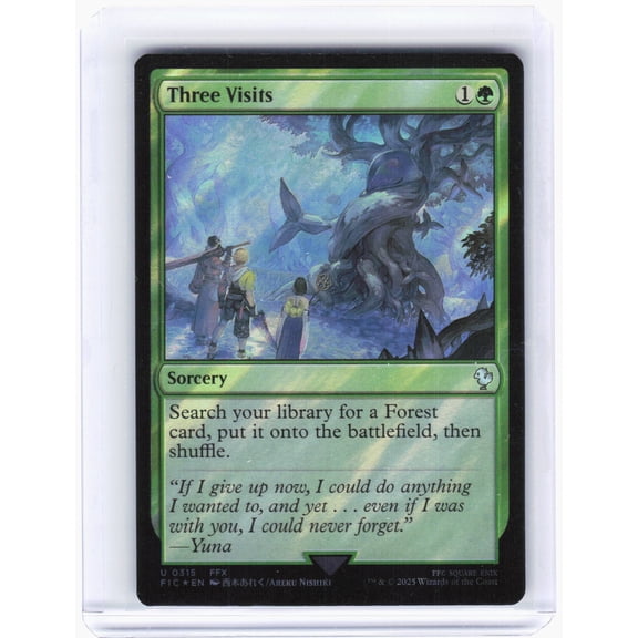Commander: FINAL FANTASY Three Visits (Surge Foil) Foil Uncommon #315