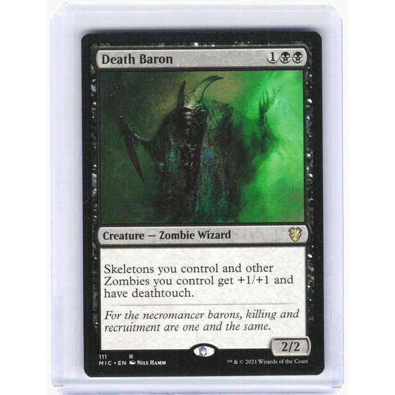 Commander: Innistrad: Midnight Hunt Death Baron Non-Foil Rare #111