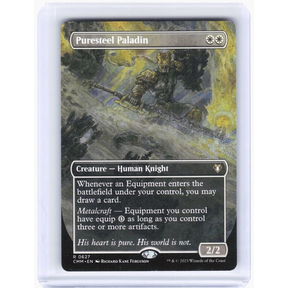 Commander Masters Puresteel Paladin (Borderless) Non-Foil Rare #627