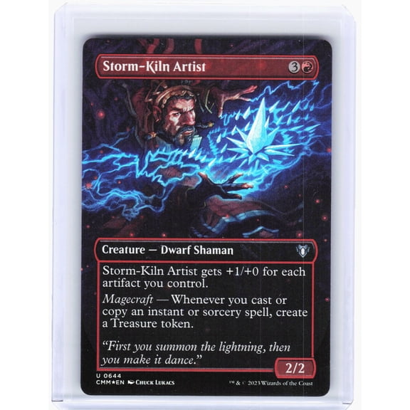 Commander Masters Storm-Kiln Artist (Borderless) Foil Uncommon #644