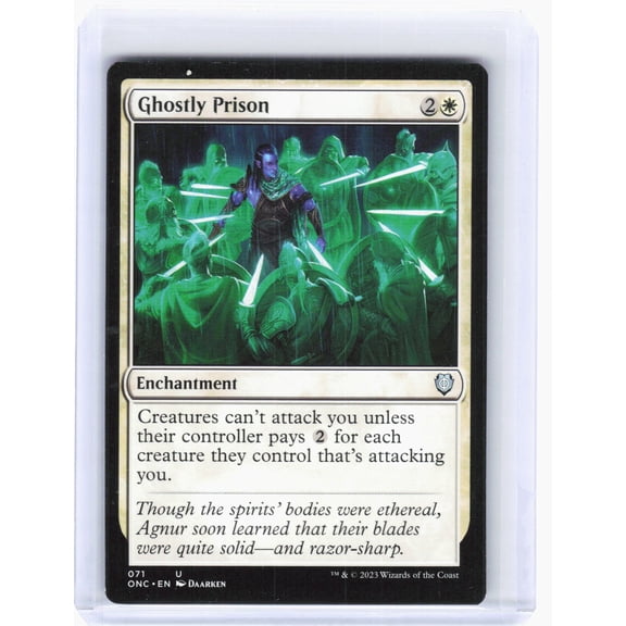 Commander: Phyrexia: All Will Be One Ghostly Prison Non-Foil Uncommom #71