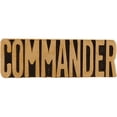 thumbnail image 1 of Eagle Emblems P14861 Pin - Script, Commander - 1.25 in., 1 of 1