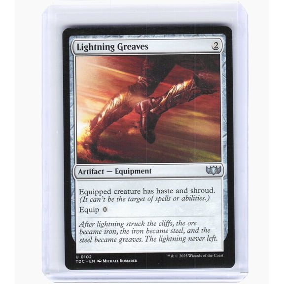 Commander: Tarkir: Dragonstorm Lightning Greaves Non-Foil Uncommon #102
