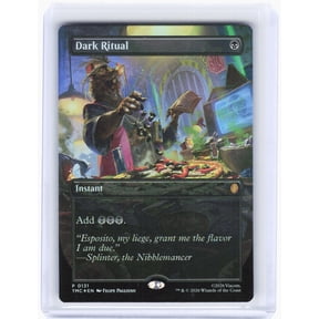2024 Magic The Gathering Dark Ritual Borderless Foil Promo #131 English Card