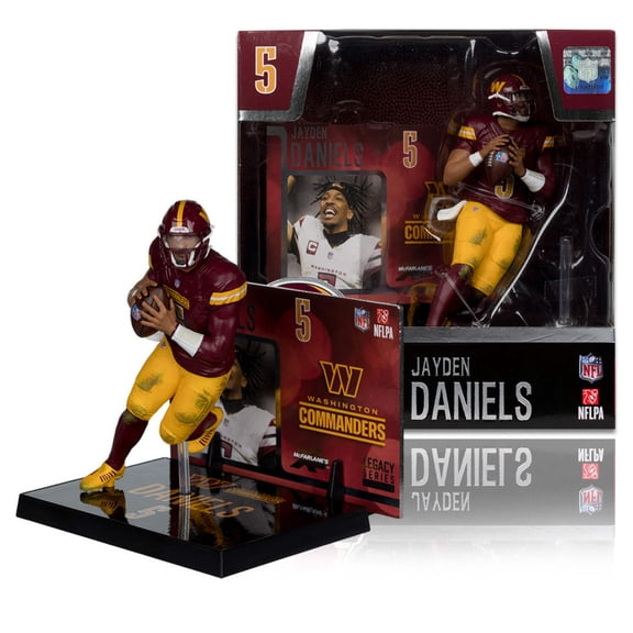 Commanders Jayden Daniels 7" McFarlane Figure Sports Picks Legacy Series Figure #37