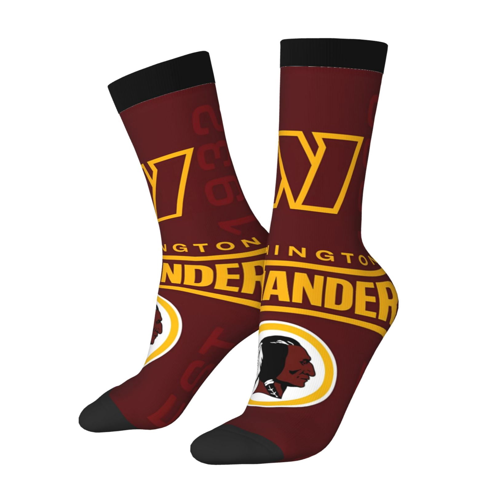 Commanders Sports Themed Thermal Socks, Fashionable And Warm, Good ...