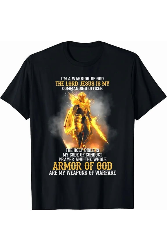 Commanding Officer Christian Leadership Strength Faith Winter Quote Unisex T-Shirt, up to size 5XL