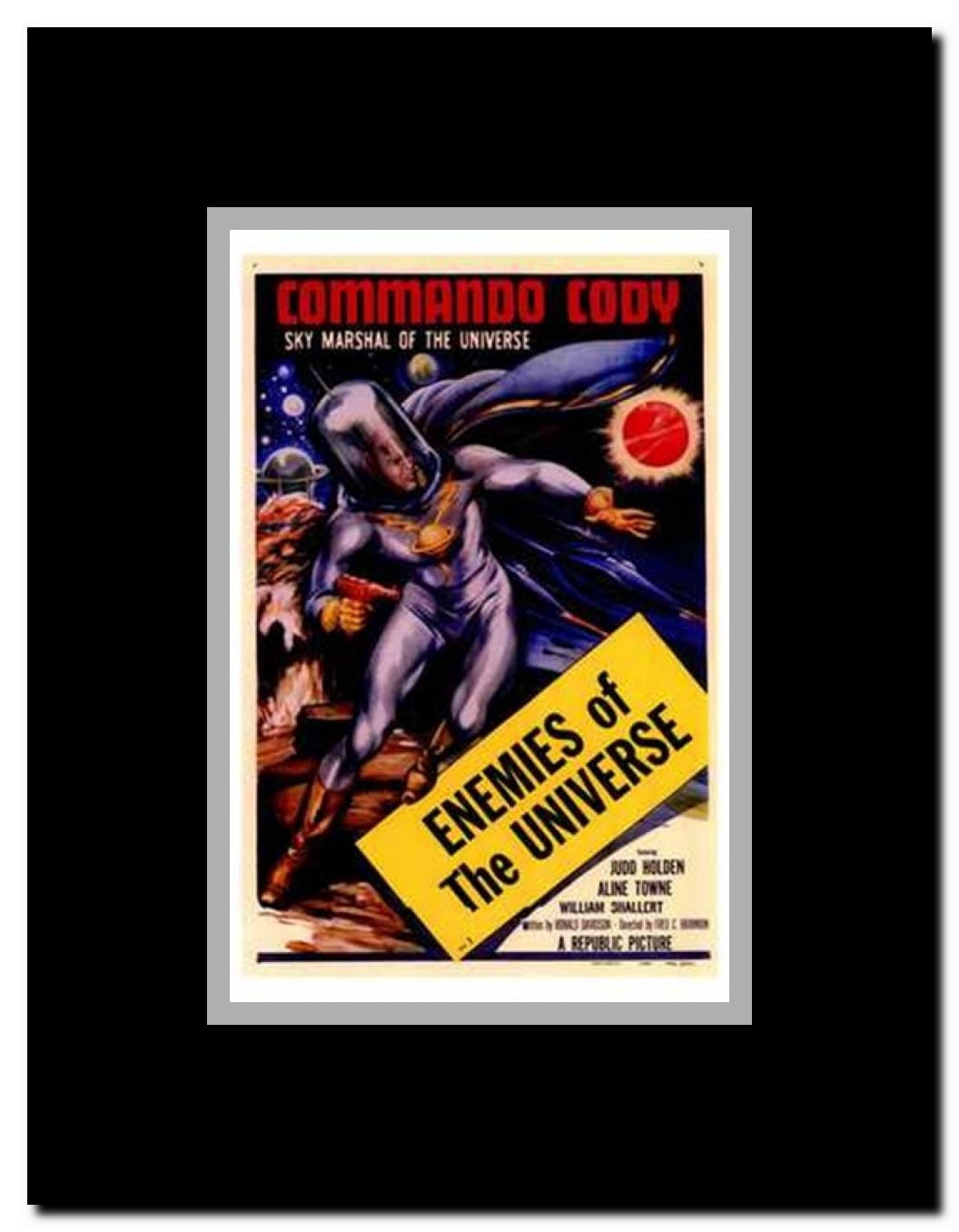 Commando Cody Framed Movie Poster