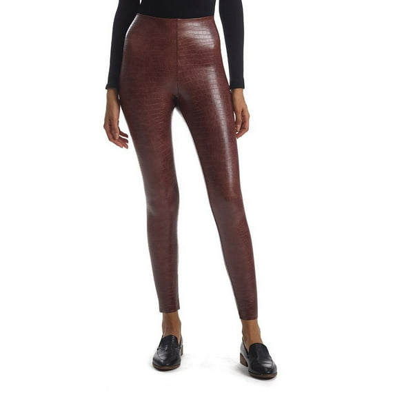Commando Faux Leather Animal Legging SLG50