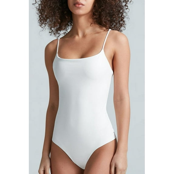 Commando Women's Faux Leather Cami Thong Bodysuit BDS309