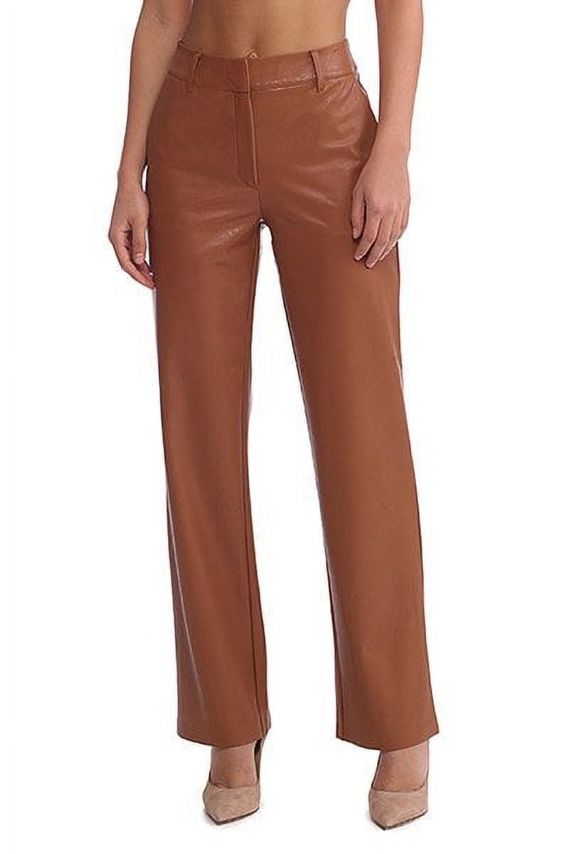 Commando Women's Faux Leather Full Length Trousers SLG75 - Walmart.com