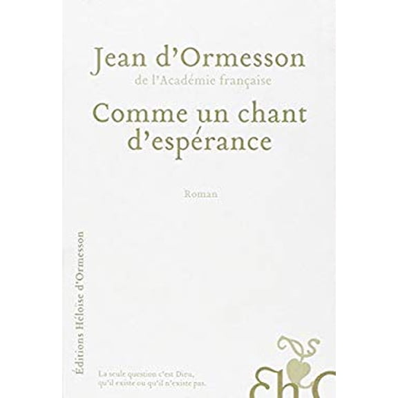 Pre-Owned Comme un chant d'esperance (French Edition) (Paperback) 2350872769 9782350872766