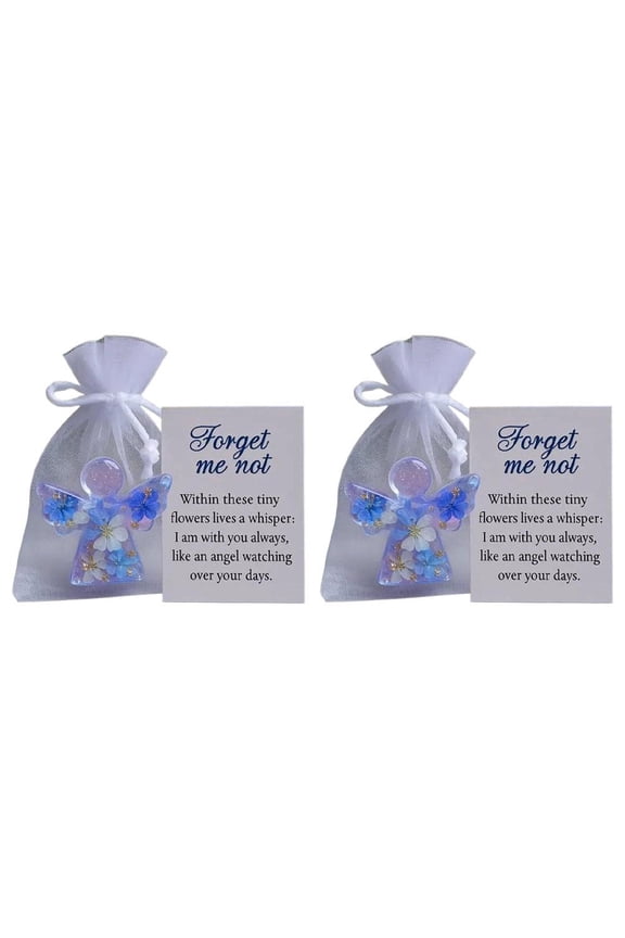 Commemorative Angel Acrylic Pendant, 6x6.5cm Keepsake Ornament for Keychain, Bag Charm & Home Decor