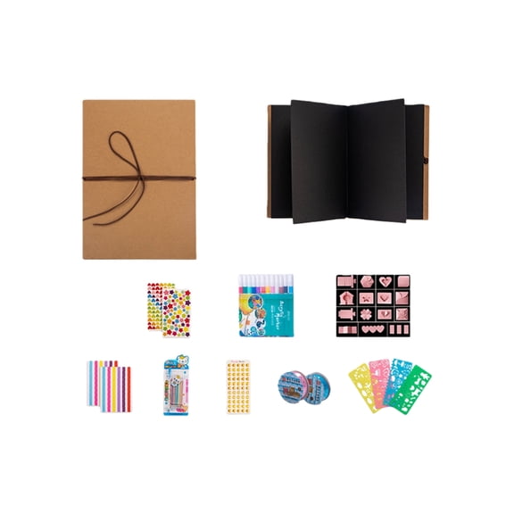 Commemorative Booklet with Handworked Accessories Set, Stretchable and Foldable PotencyPaper Commemorative Booklet, Wedding Gift, Valentine's Day, Family and Friend