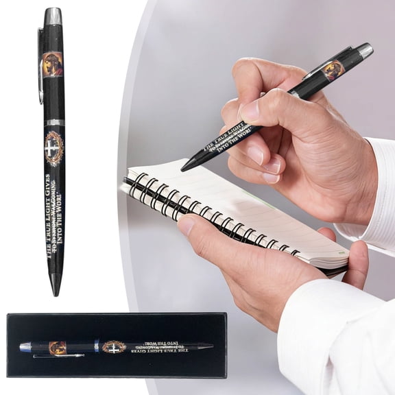 Commemorative Pen, Decorative Writing Instrument, Keepsake Desk Accessory with Stand, Collectible Pen for Display and Use in Home, Office, and Ceremonial Settings