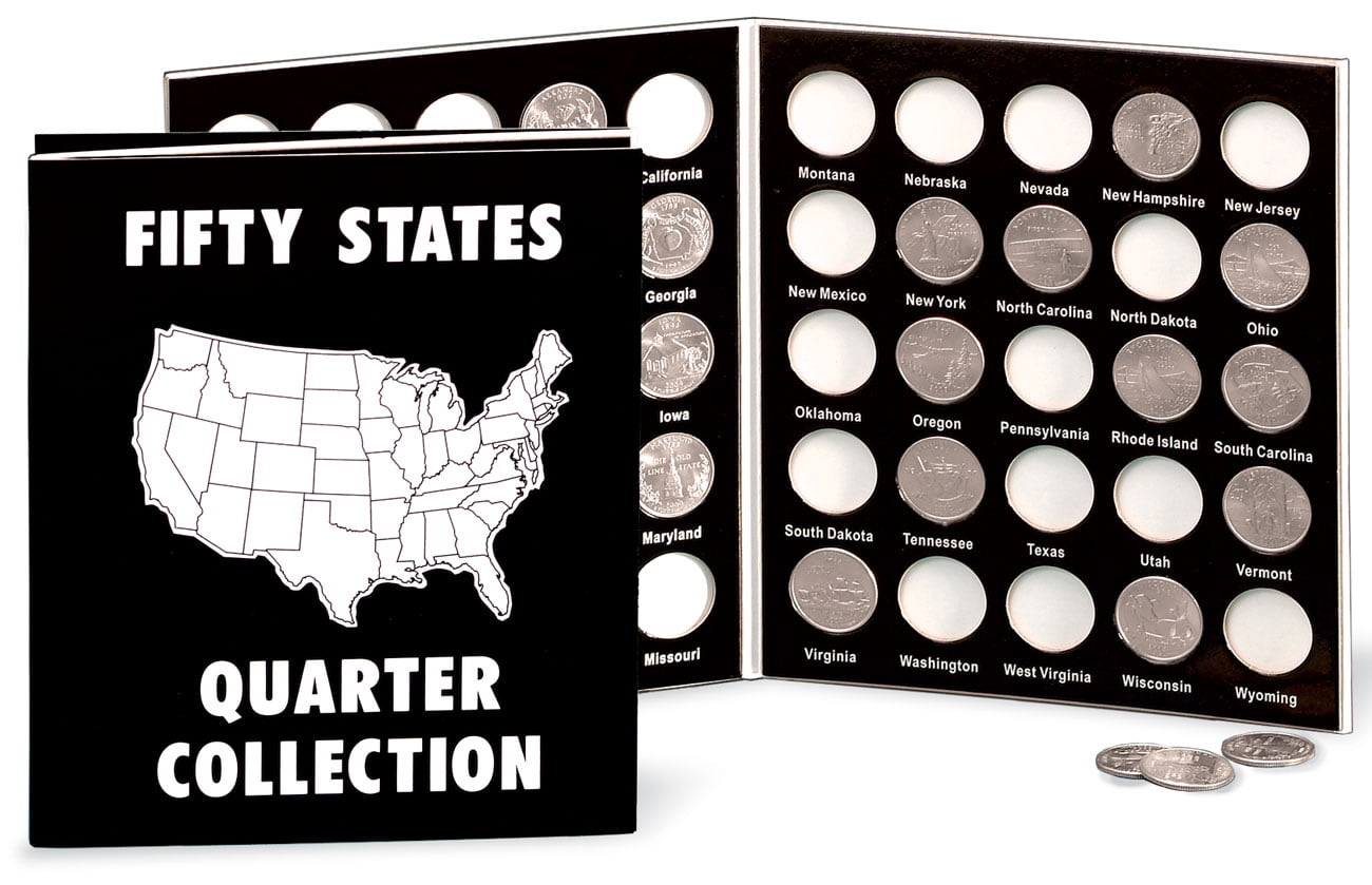 Fox Valley Traders Commemorative State Quarters Album, Black