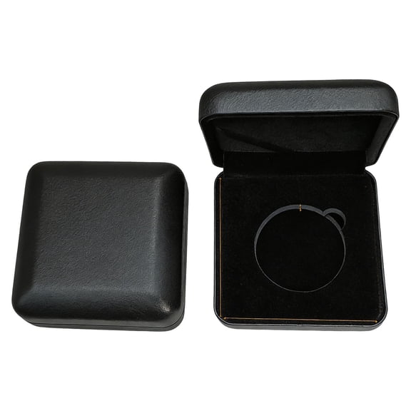 Commemorative Storage Box Desktop Display Case Sturdy Organizer for Collectors Badges and Small Jewelry Display