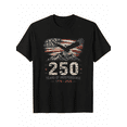 thumbnail image 1 of Commemorative T-shirt for the 250th Anniversary of U.S. Independence – Patriotic Vintage Style, Unisex, 1 of 5