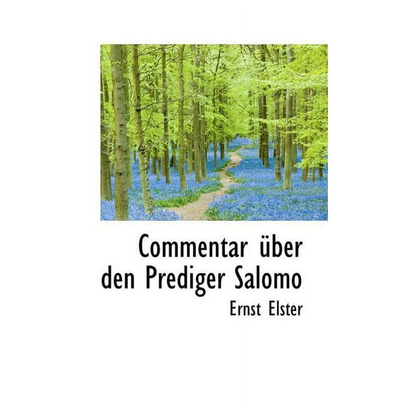 Commentar Ber Den Prediger Salomo (Paperback)
