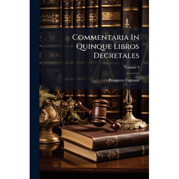 Commentaria In Quinque Libros Decretales : Cum Repertorio; Volume 4 (Paperback)