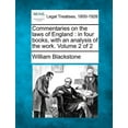 thumbnail image 1 of Commentaries on the laws of England: in four books, with an analysis of the work. Volume 2 of 2 (Paperback), 1 of 1